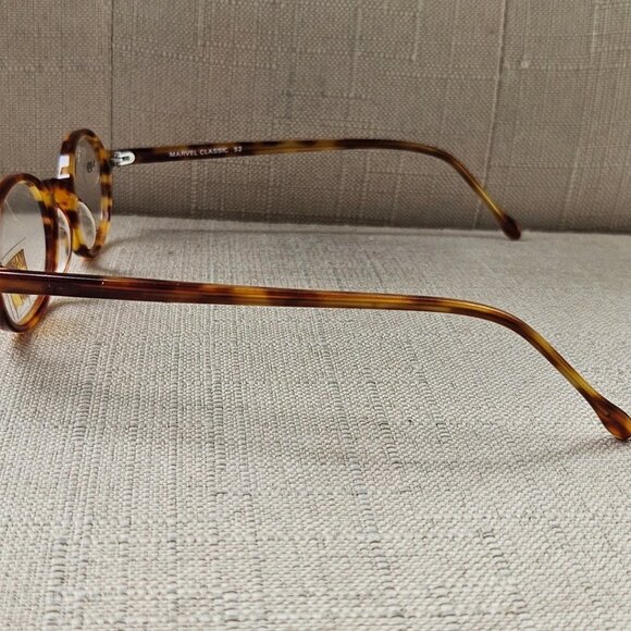 Marvel Classic Women Eyeglasses Frame Brown Tortoise Eyewear Glasses Made France - Picture 8 of 12